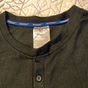 Henley 2XL Isotoner Black